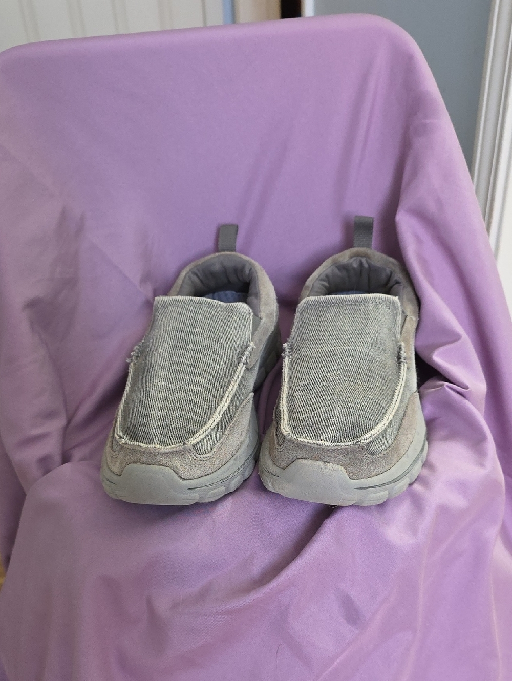 Skechers Kids Gray Slip-On Sneakers